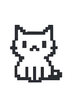 Pixel Tamagotchi Cat